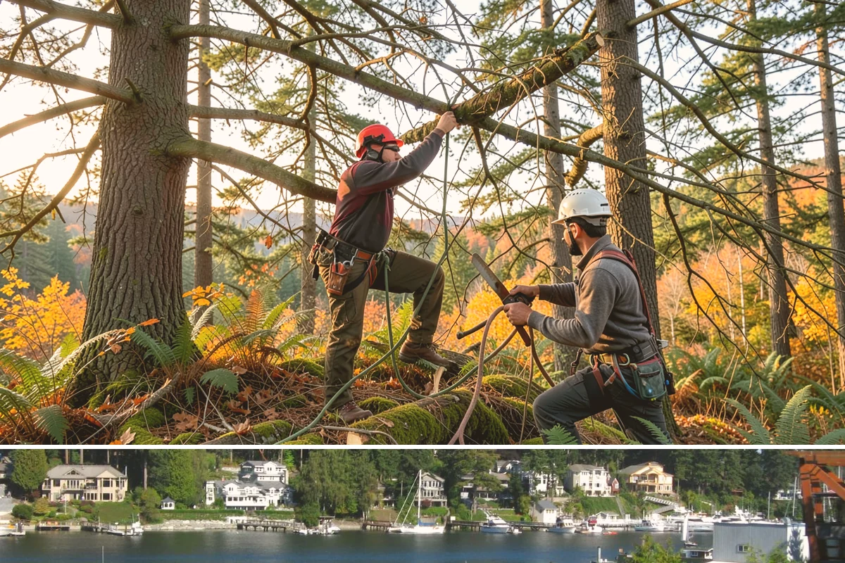 Vista pruning in Gig Harbor, Pierce County, WA - Work timing follows recognized arboricultural standards matched to specific tree species and seasonal conditions in the Puget...