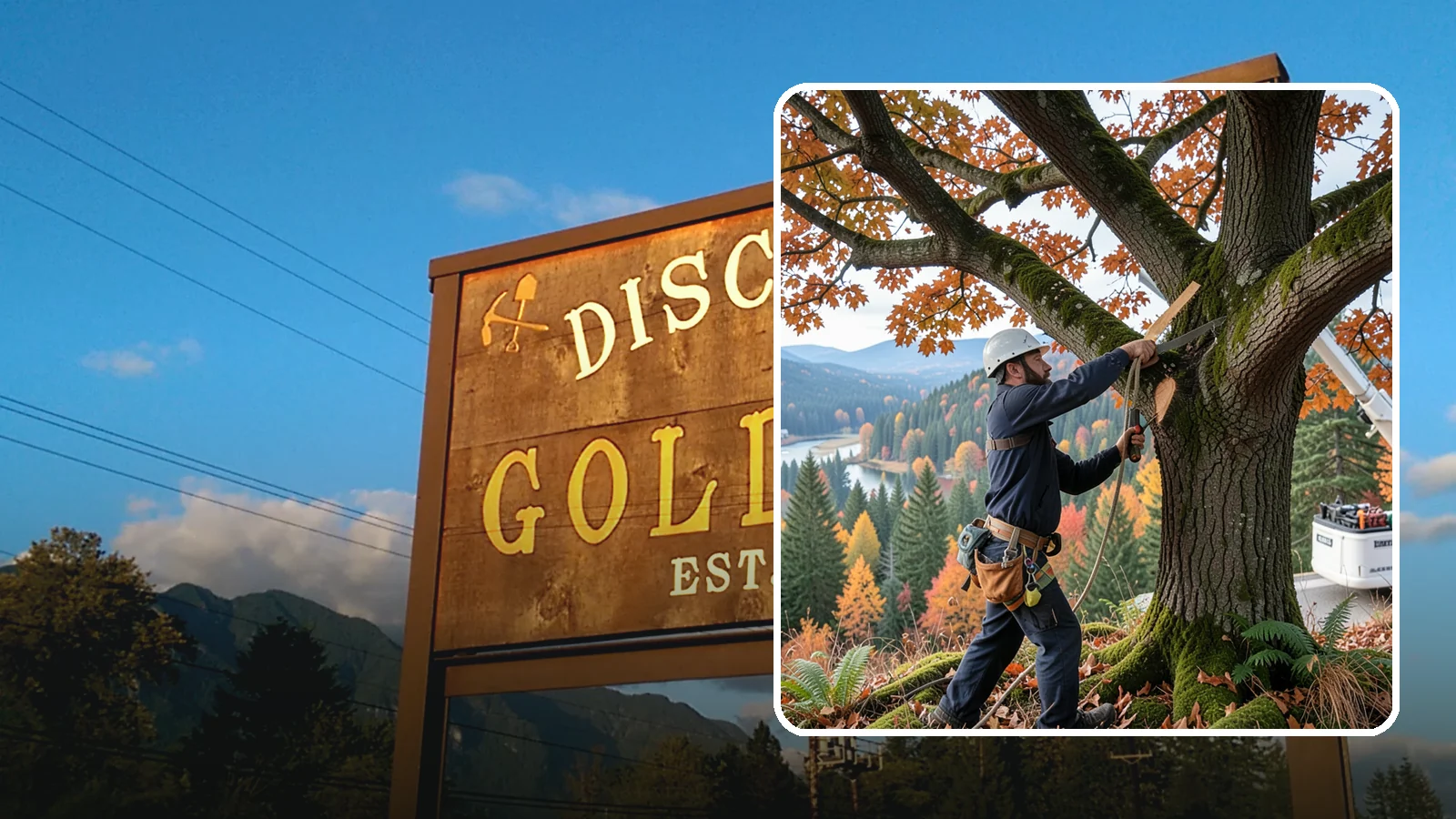 Vista pruning in Gold Bar, Snohomish County, WA - Selective pruning to open or improve a view.