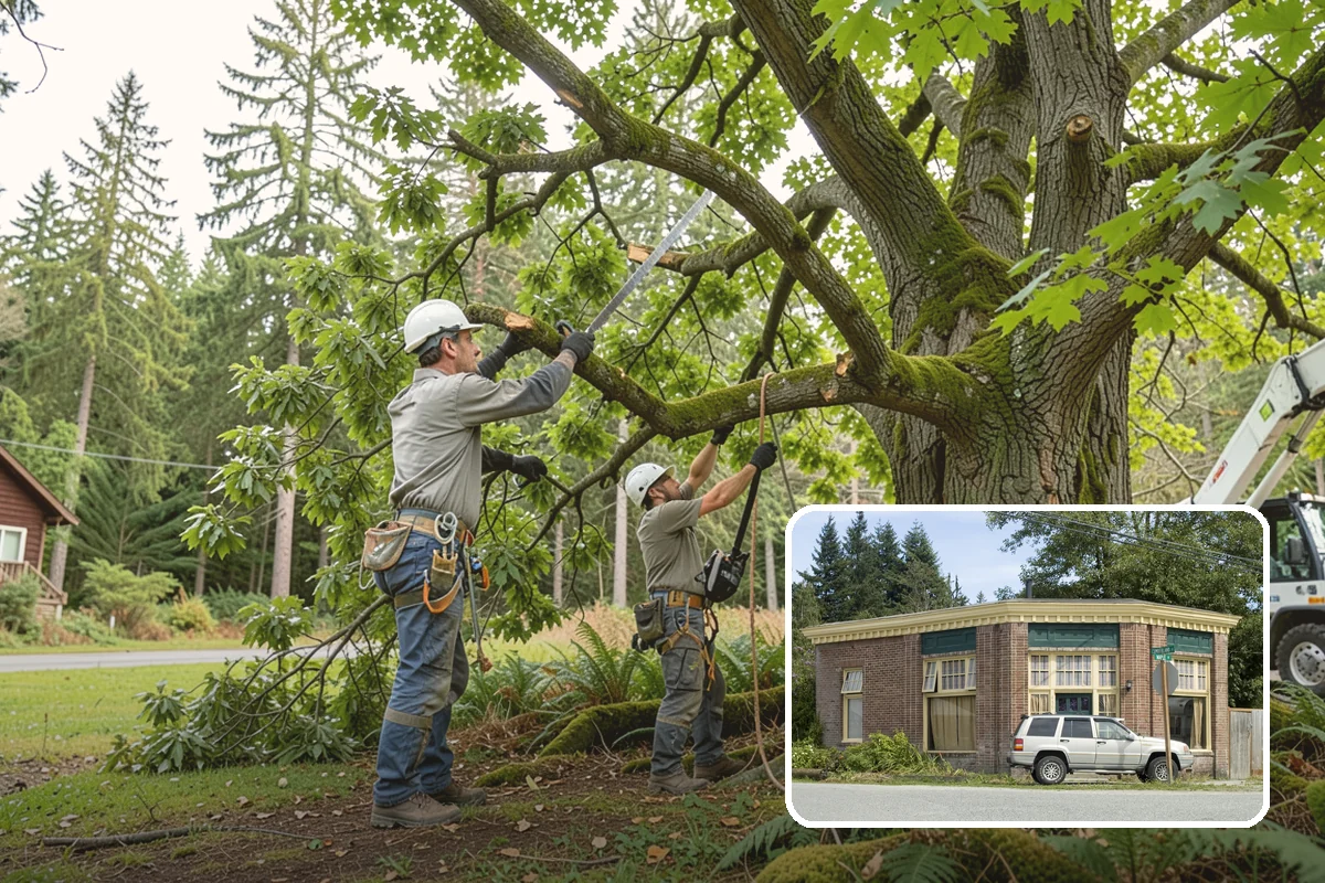 Vista pruning in Hamilton, Skagit County, WA - Improves tree structure, health, and appearance