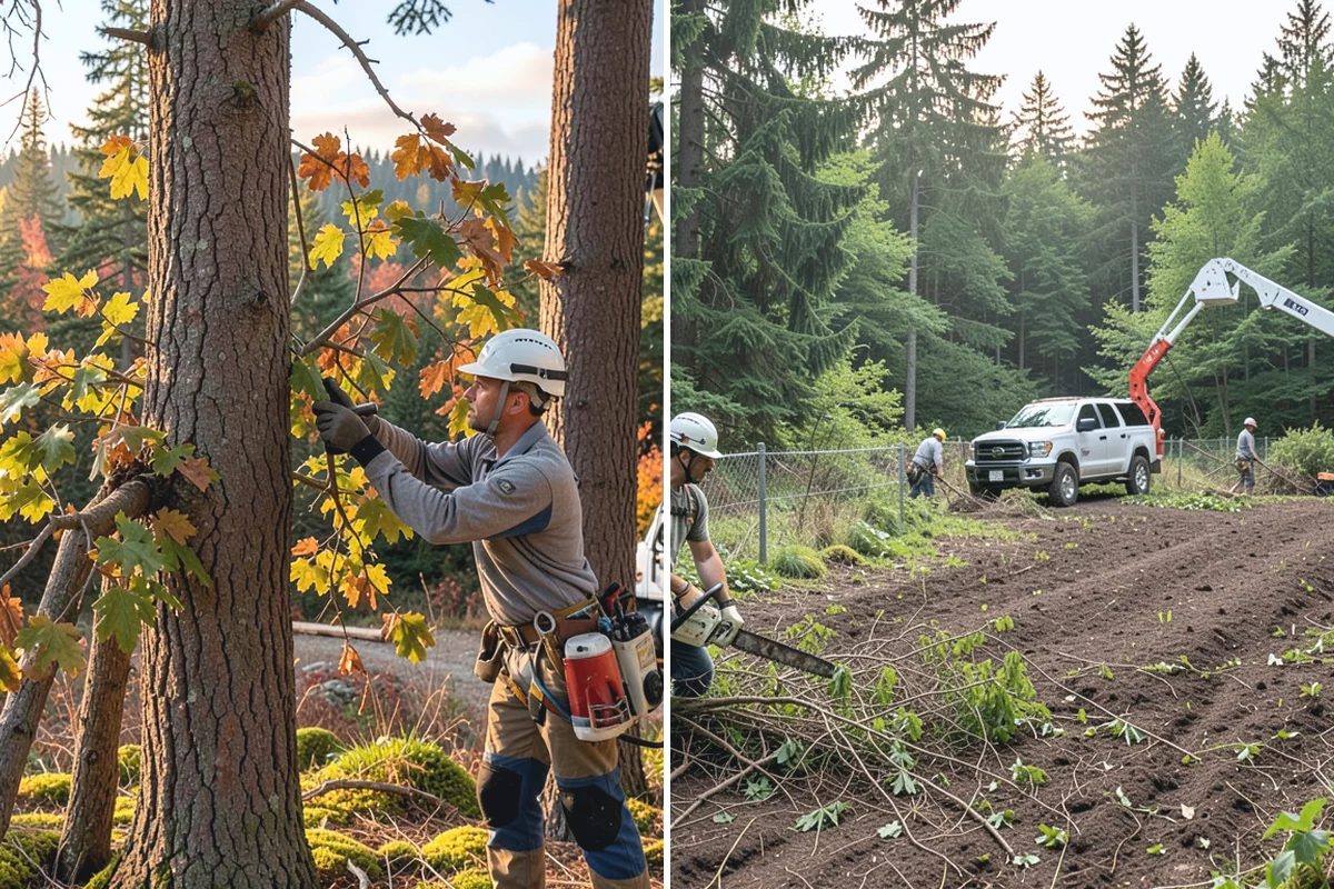 Vista pruning in Hamilton, Skagit County, WA - Assess canopy condition and pruning objectives