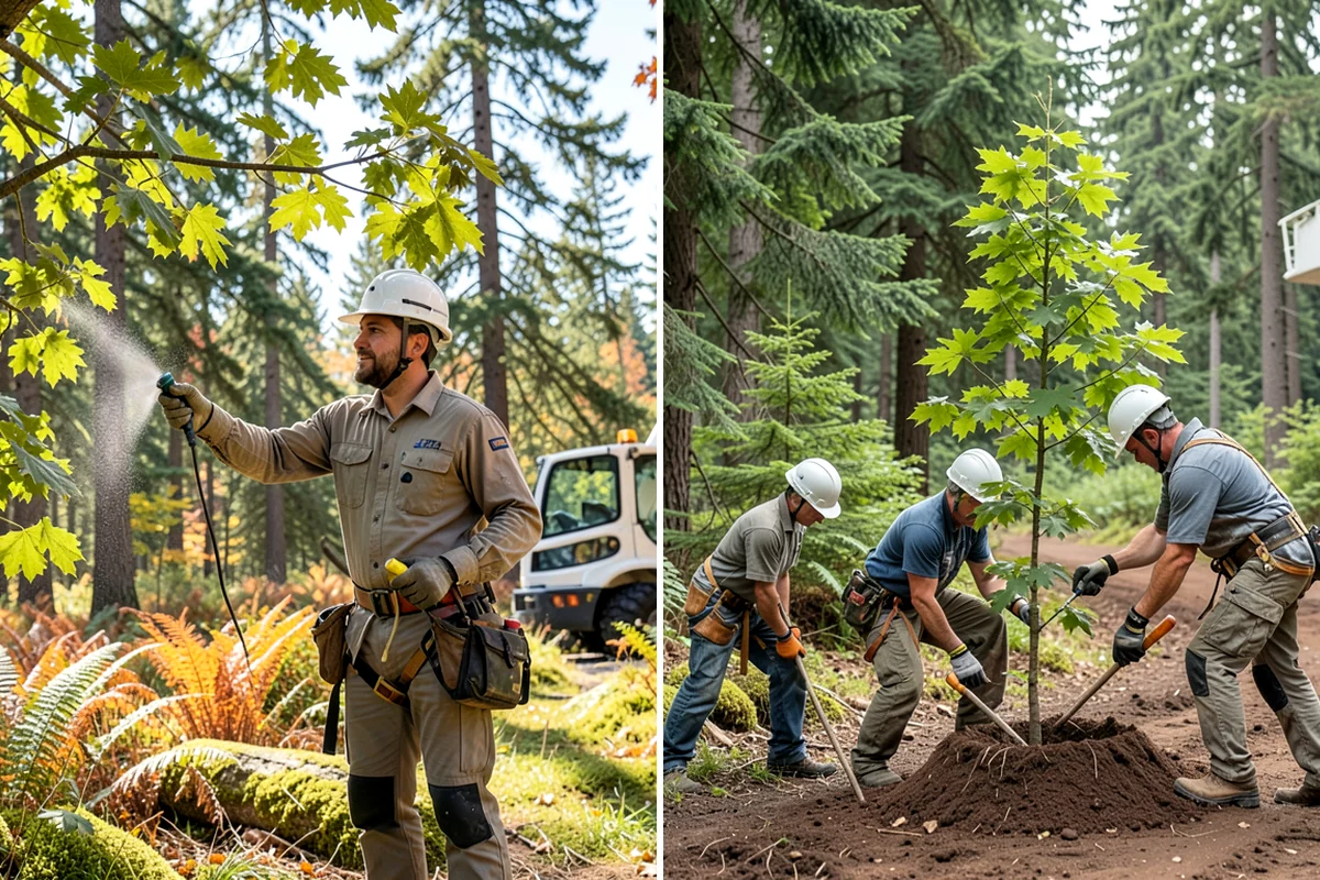 Vista pruning in Hunts Point, King County, WA - Assess canopy condition and pruning objectives