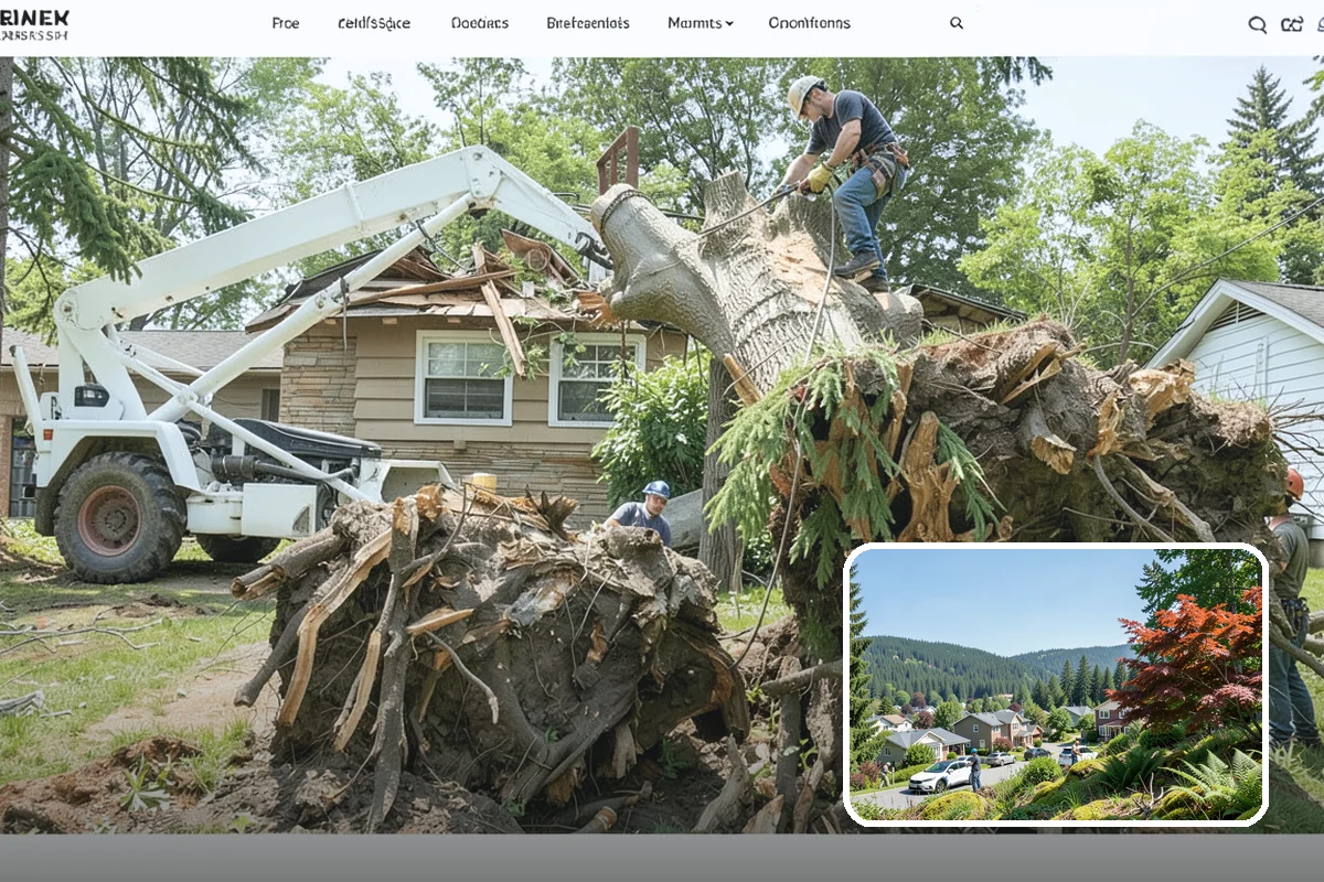 Vista pruning in Index, Snohomish County, WA - Improves tree structure, health, and appearance