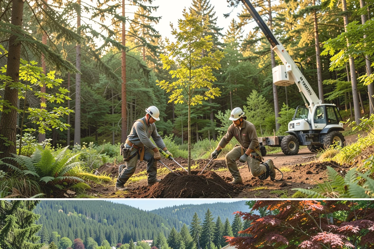 Vista pruning in Index, Snohomish County, WA - Work timing follows recognized arboricultural standards matched to specific tree species and seasonal conditions in the Puget...