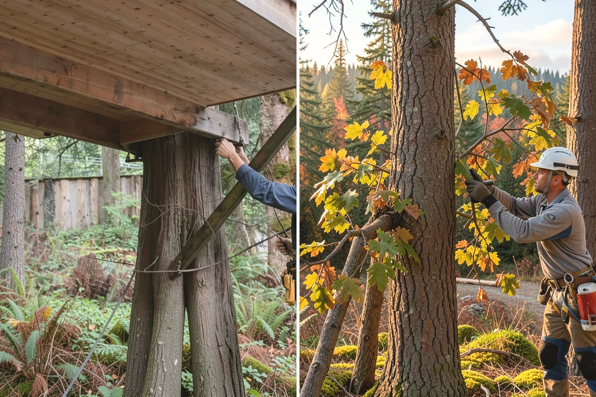 Vista pruning in Issaquah, King County, WA - Assess canopy condition and pruning objectives