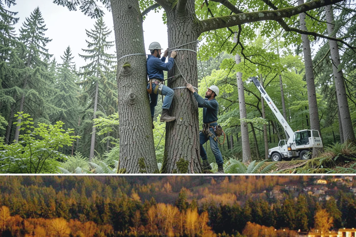 Vista pruning in Kenmore, King County, WA - Work timing follows recognized arboricultural standards matched to specific tree species and seasonal conditions in the Puget...