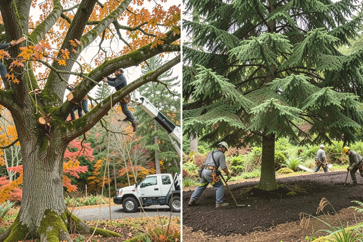 Vista pruning in Kirkland, King County, WA - Assess canopy condition and pruning objectives