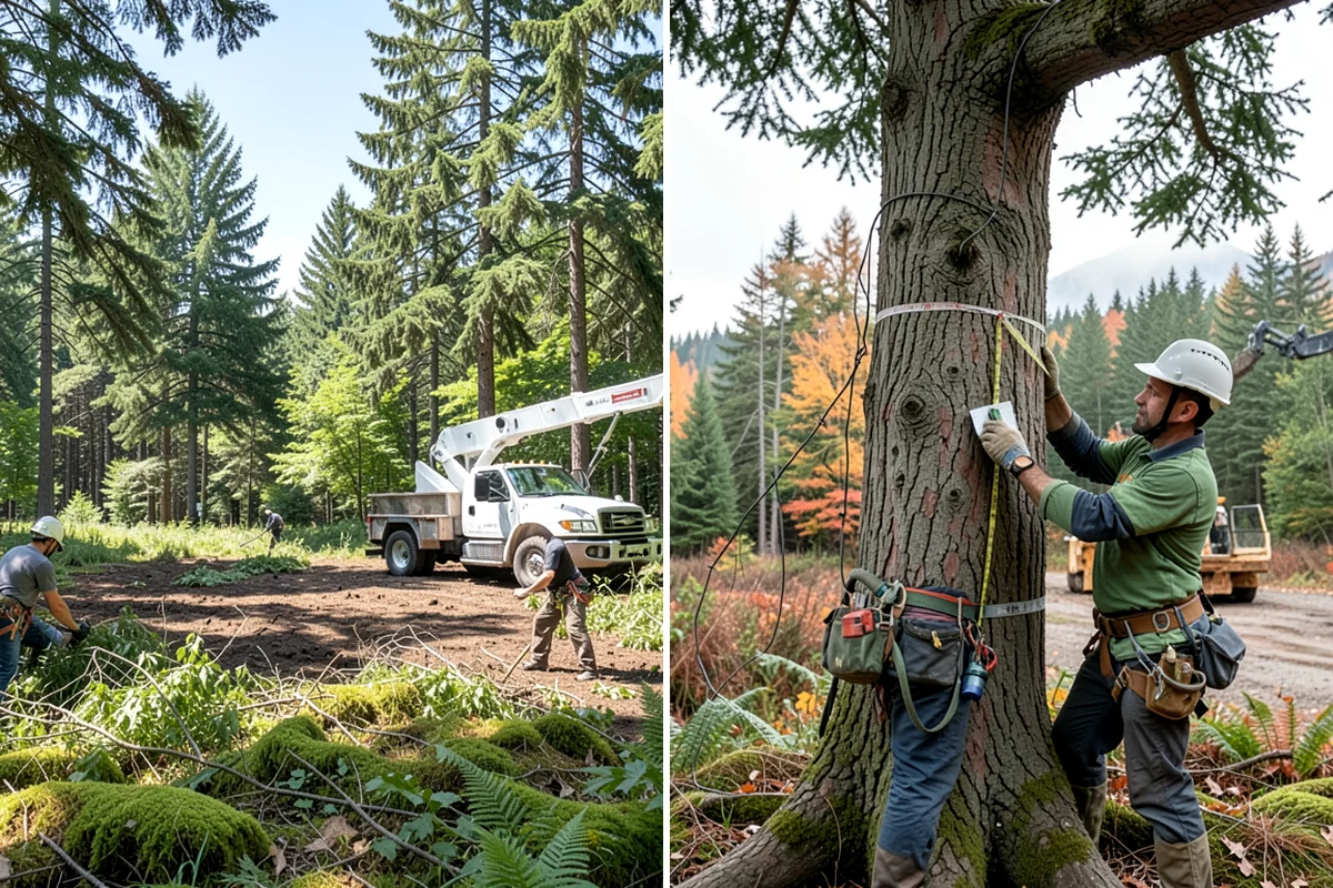 Vista pruning in Lyman, Skagit County, WA - Assess canopy condition and pruning objectives