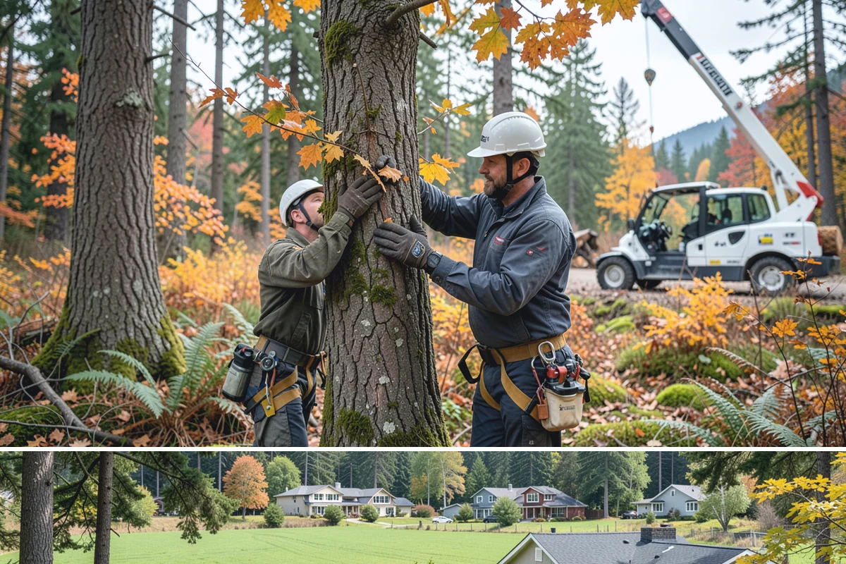 Vista pruning in Lyman, Skagit County, WA - Work timing follows recognized arboricultural standards matched to specific tree species and seasonal conditions in the Puget...