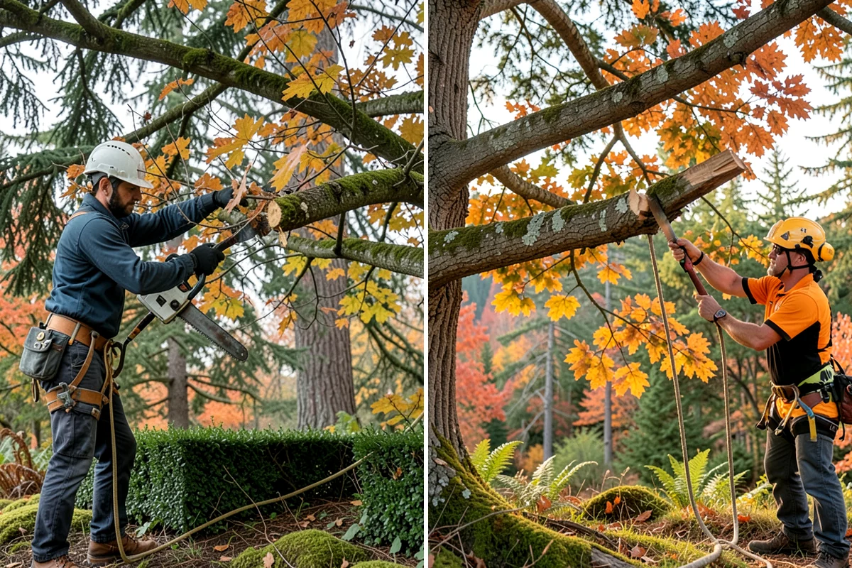 Vista pruning in Maple Valley, King County, WA - Assess canopy condition and pruning objectives