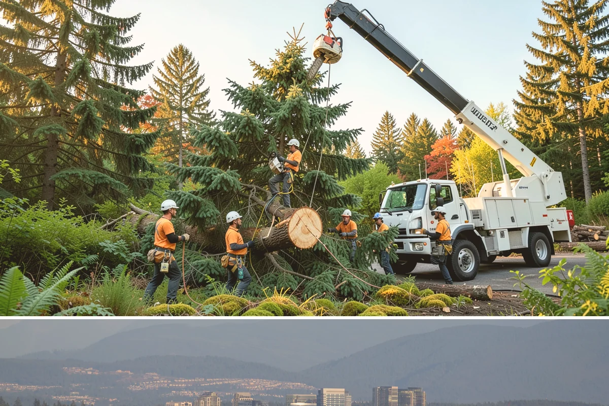 Vista pruning in Medina, King County, WA - Work timing follows recognized arboricultural standards matched to specific tree species and seasonal conditions in the Puget...