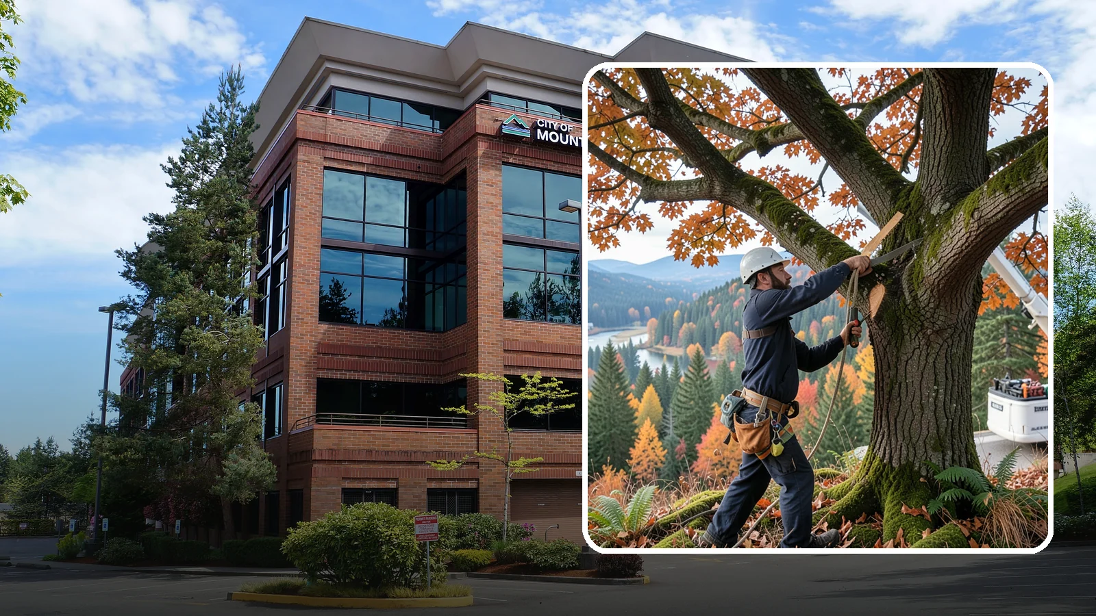 Vista pruning in Mountlake Terrace, Snohomish County, WA - Selective pruning to open or improve a view.