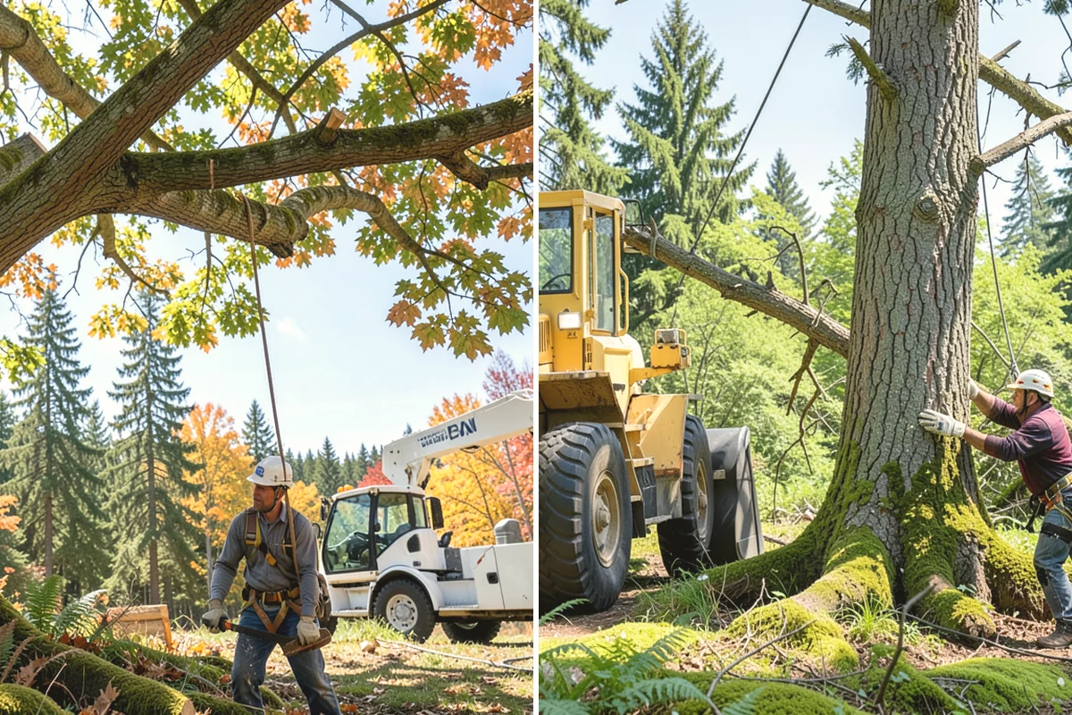 Vista pruning in North Bend, King County, WA - Assess canopy condition and pruning objectives
