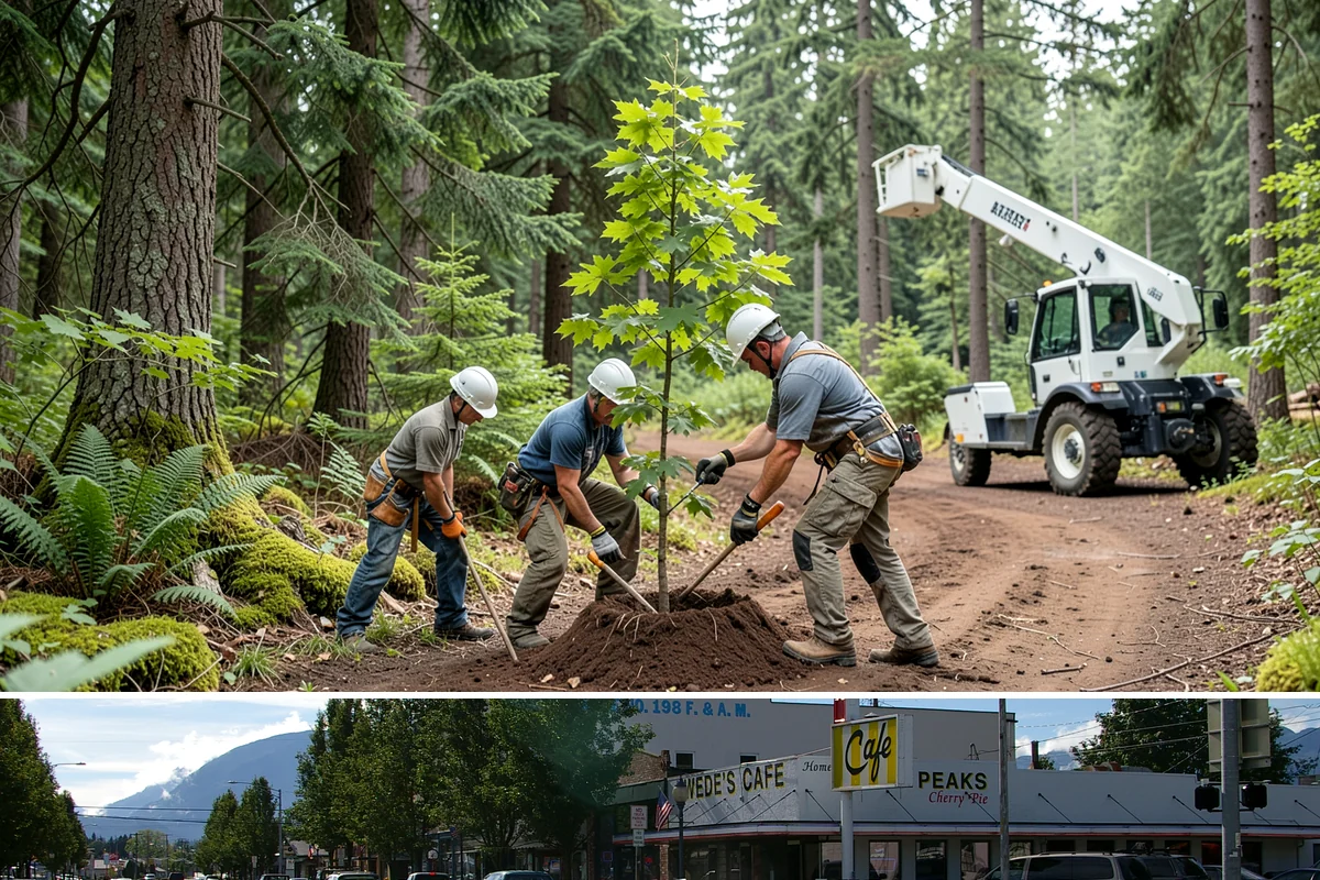 Vista pruning in North Bend, King County, WA - Work timing follows recognized arboricultural standards matched to specific tree species and seasonal conditions in the Puget...