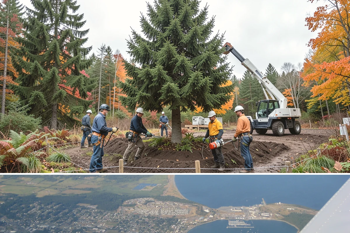 Vista pruning in Oak Harbor, Island County, WA - Work timing follows recognized arboricultural standards matched to specific tree species and seasonal conditions in the Puget...