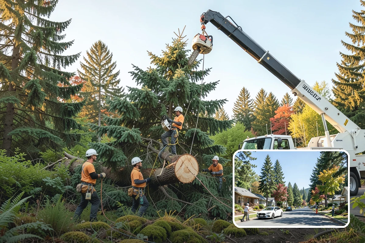 Vista pruning in Orting, Pierce County, WA - Improves tree structure, health, and appearance