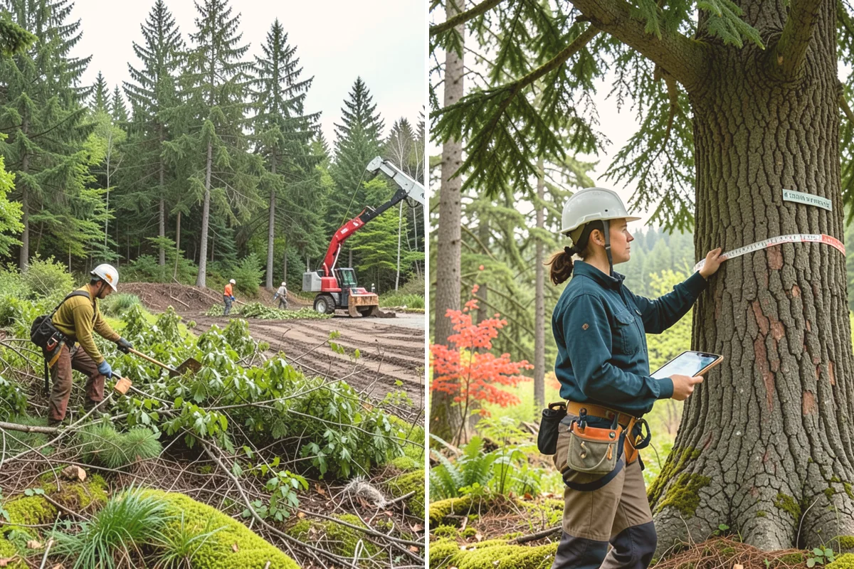 Vista pruning in Orting, Pierce County, WA - Assess canopy condition and pruning objectives