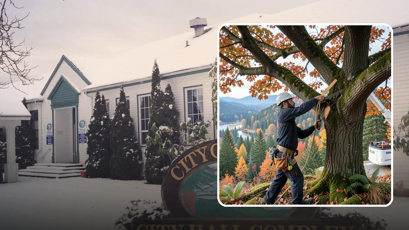 Vista pruning in Pacific, King County, WA - Selective pruning to open or improve a view.