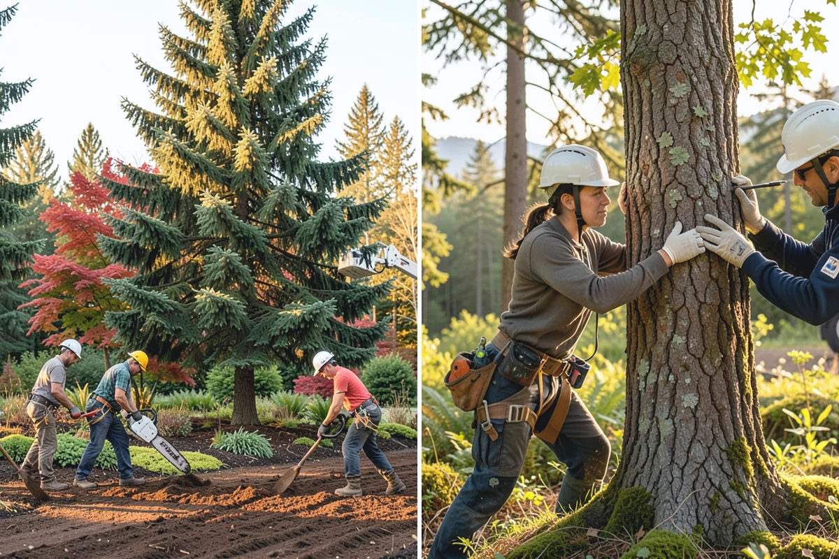 Vista pruning in Renton, King County, WA - Assess canopy condition and pruning objectives