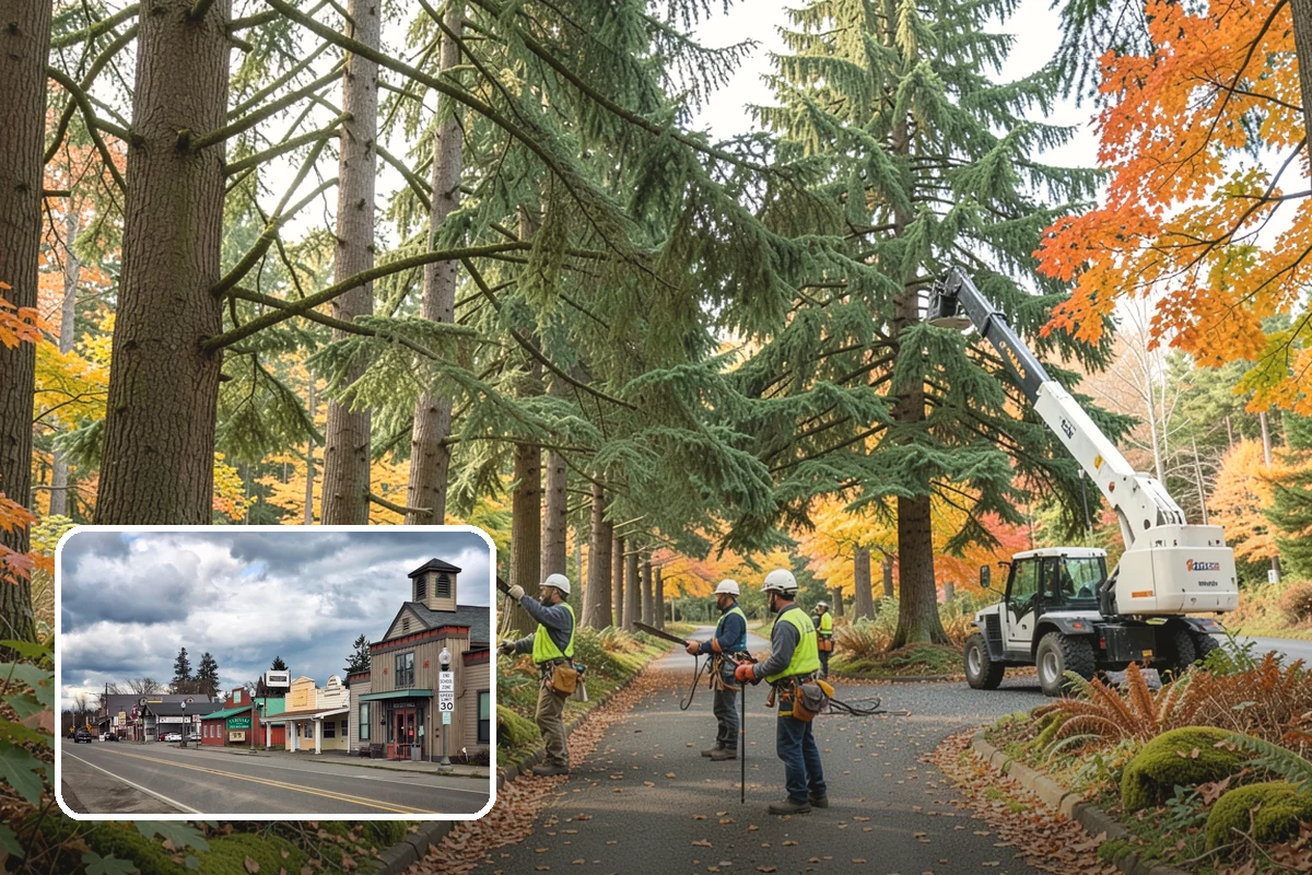 Vista pruning in Roy, Pierce County, WA - Improves tree structure, health, and appearance
