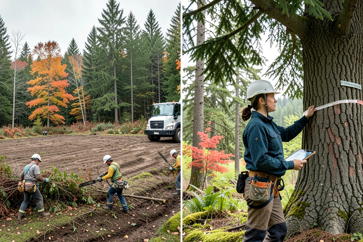 Vista pruning in SeaTac, King County, WA - Assess canopy condition and pruning objectives