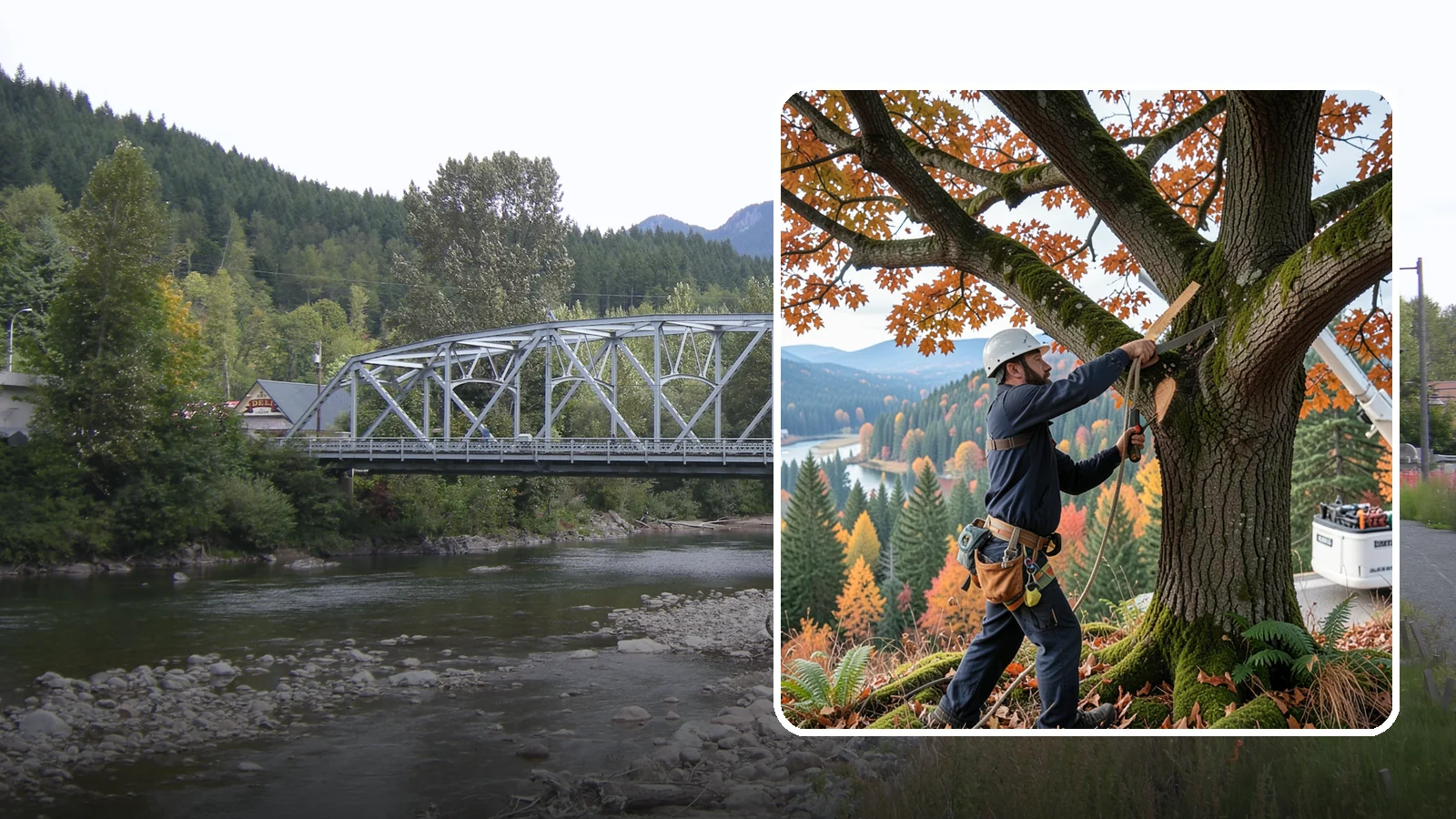 Vista pruning in Skykomish, King County, WA - Selective pruning to open or improve a view.