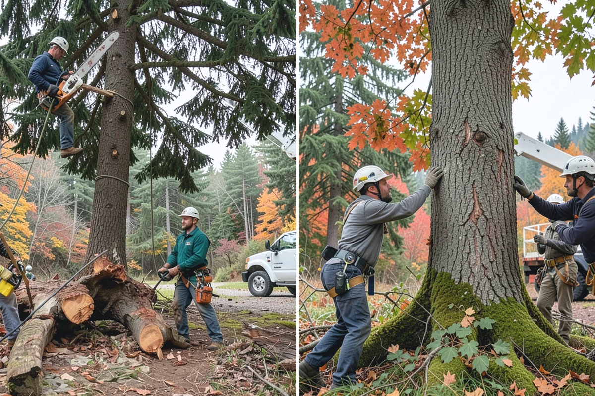 Vista pruning in Skykomish, King County, WA - Assess canopy condition and pruning objectives