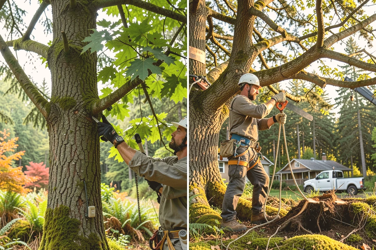 Vista pruning in Snohomish, Snohomish County, WA - Assess canopy condition and pruning objectives