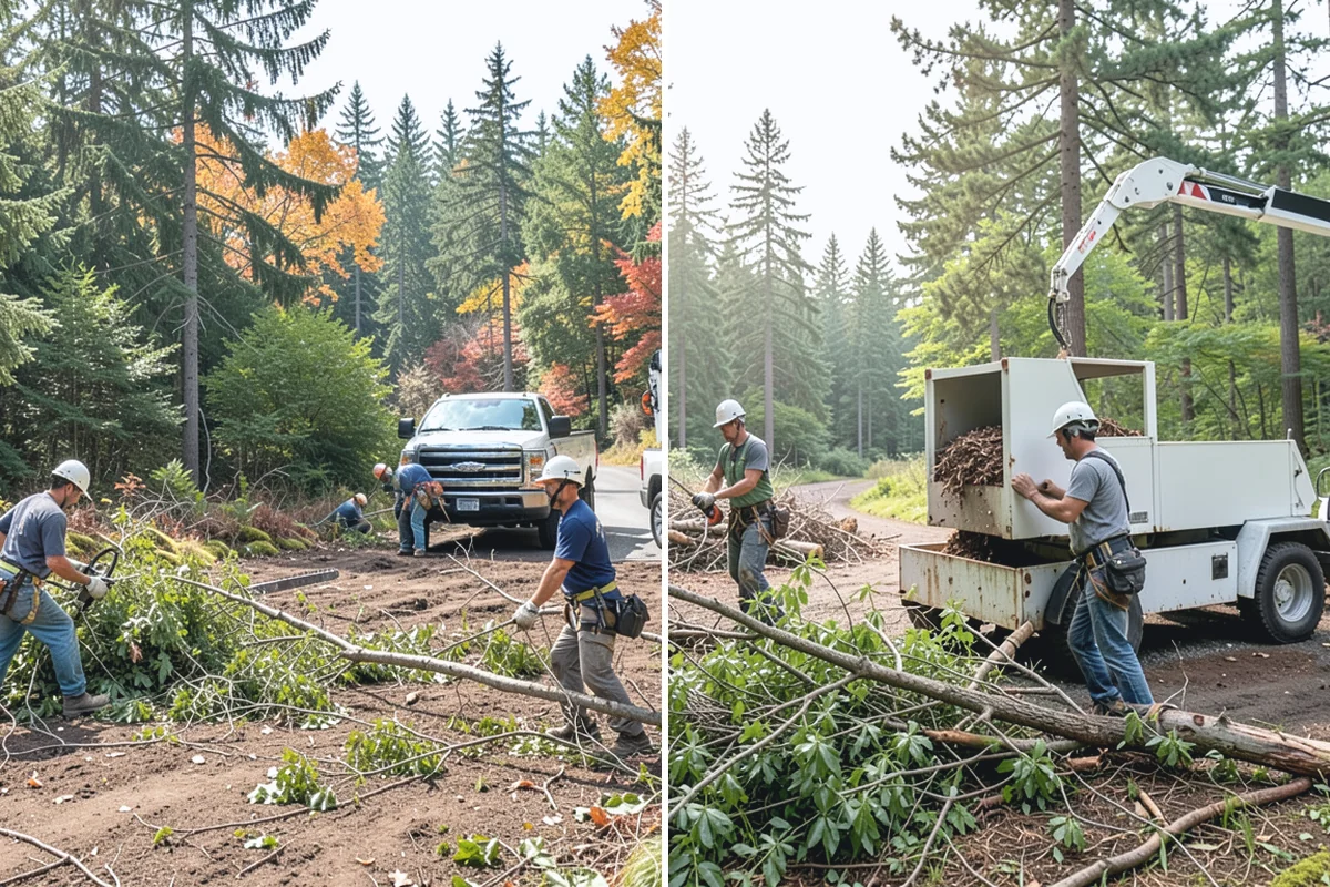 Vista pruning in South Prairie, Pierce County, WA - Assess canopy condition and pruning objectives