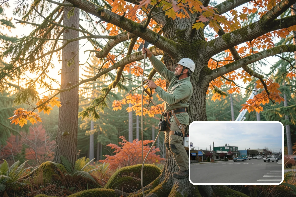 Vista pruning in Stanwood, Snohomish County, WA - Improves tree structure, health, and appearance