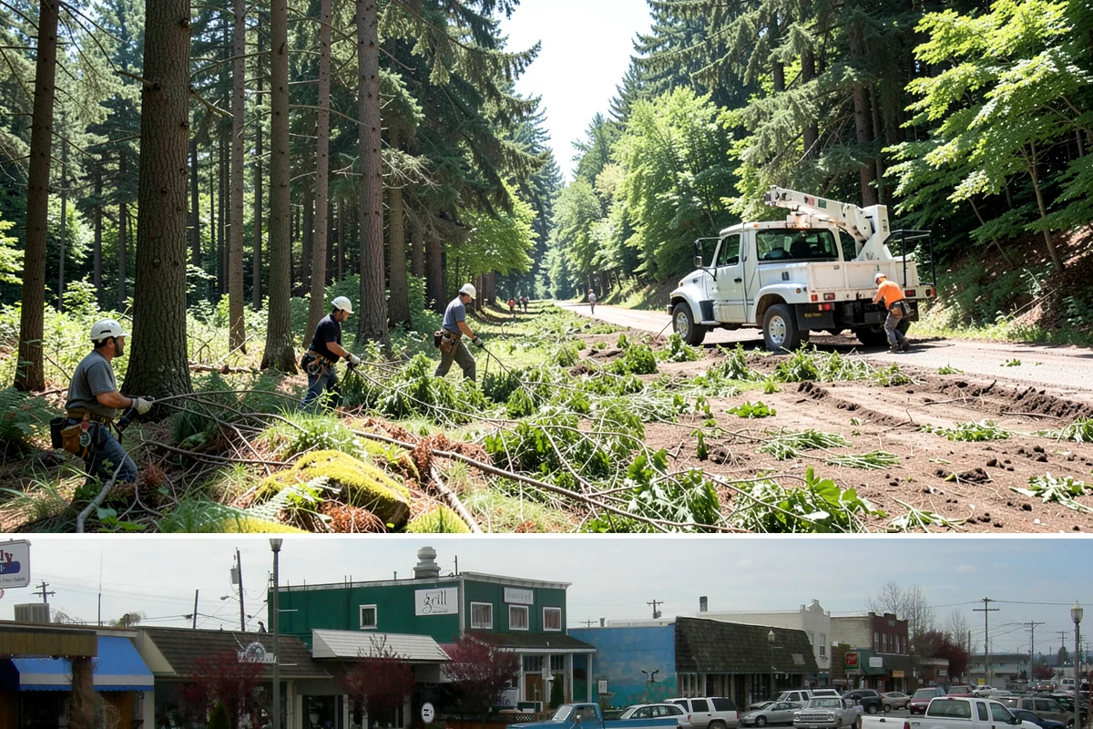 Vista pruning in Stanwood, Snohomish County, WA - Work timing follows recognized arboricultural standards matched to specific tree species and seasonal conditions in the Puget...