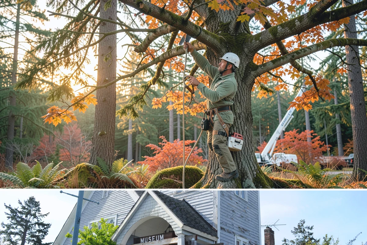 Vista pruning in Steilacoom, Pierce County, WA - Work timing follows recognized arboricultural standards matched to specific tree species and seasonal conditions in the Puget...