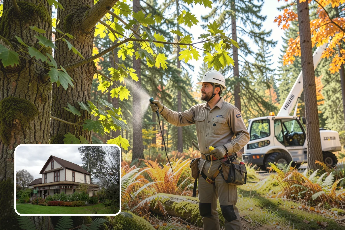 Vista pruning in Sumner, Pierce County, WA - Improves tree structure, health, and appearance