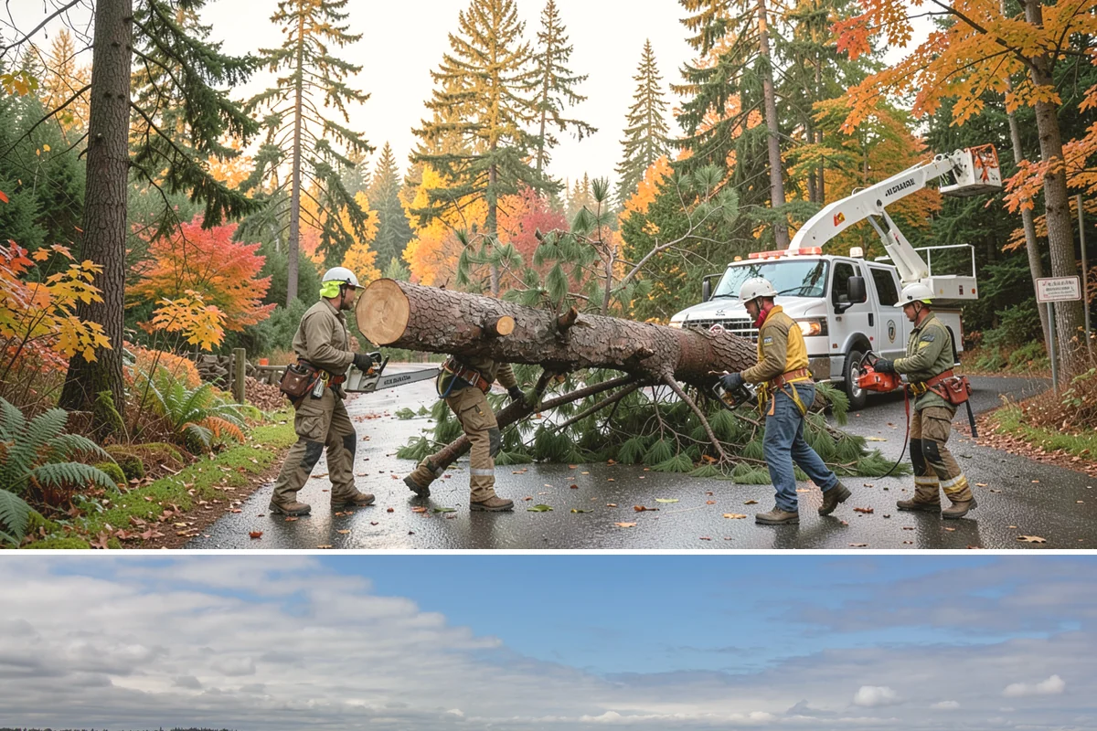 Vista pruning in University Place, Pierce County, WA - Work timing follows recognized arboricultural standards matched to specific tree species and seasonal conditions in the Puget...