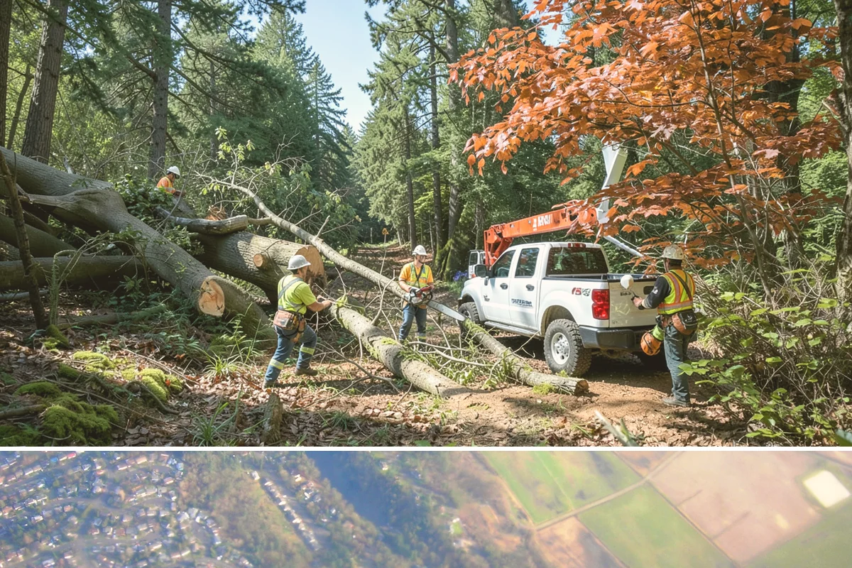 Weight reduction pruning in Algona, King County, WA - Work should be scheduled during dormant seasons to avoid interfering with flowering or fruiting cycles specific to local tree...