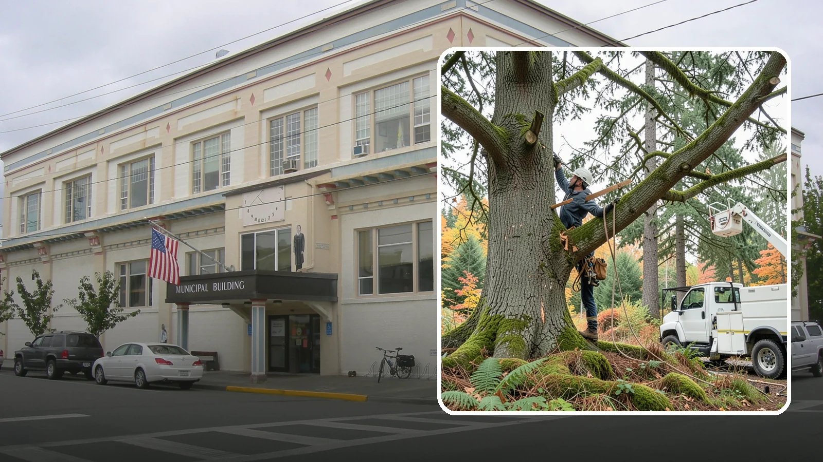 Weight reduction pruning in Anacortes, Skagit County, WA - The reduction of weight on long or heavy limbs.