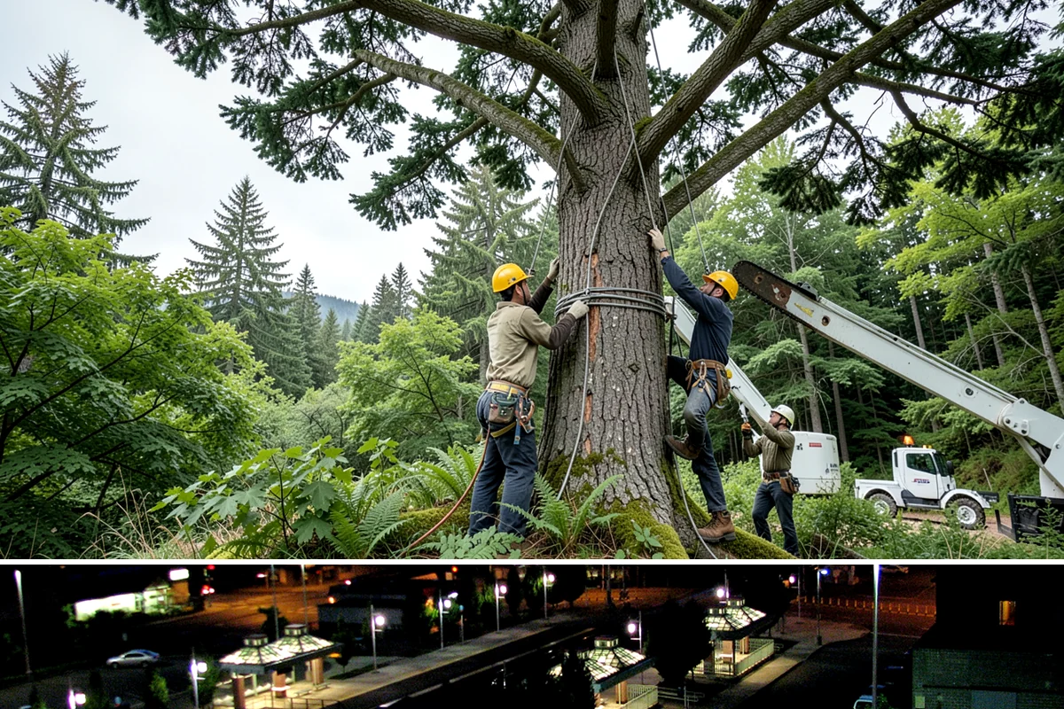 Weight reduction pruning in Auburn, King County, WA - Work should be scheduled during dormant seasons to avoid interfering with flowering or fruiting cycles specific to local tree...