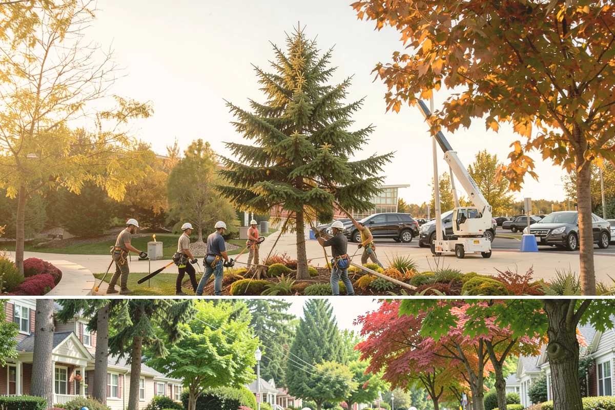 Weight reduction pruning in Beaux Arts Village, King County, WA - Work should be scheduled during dormant seasons to avoid interfering with flowering or fruiting cycles specific to local tree...