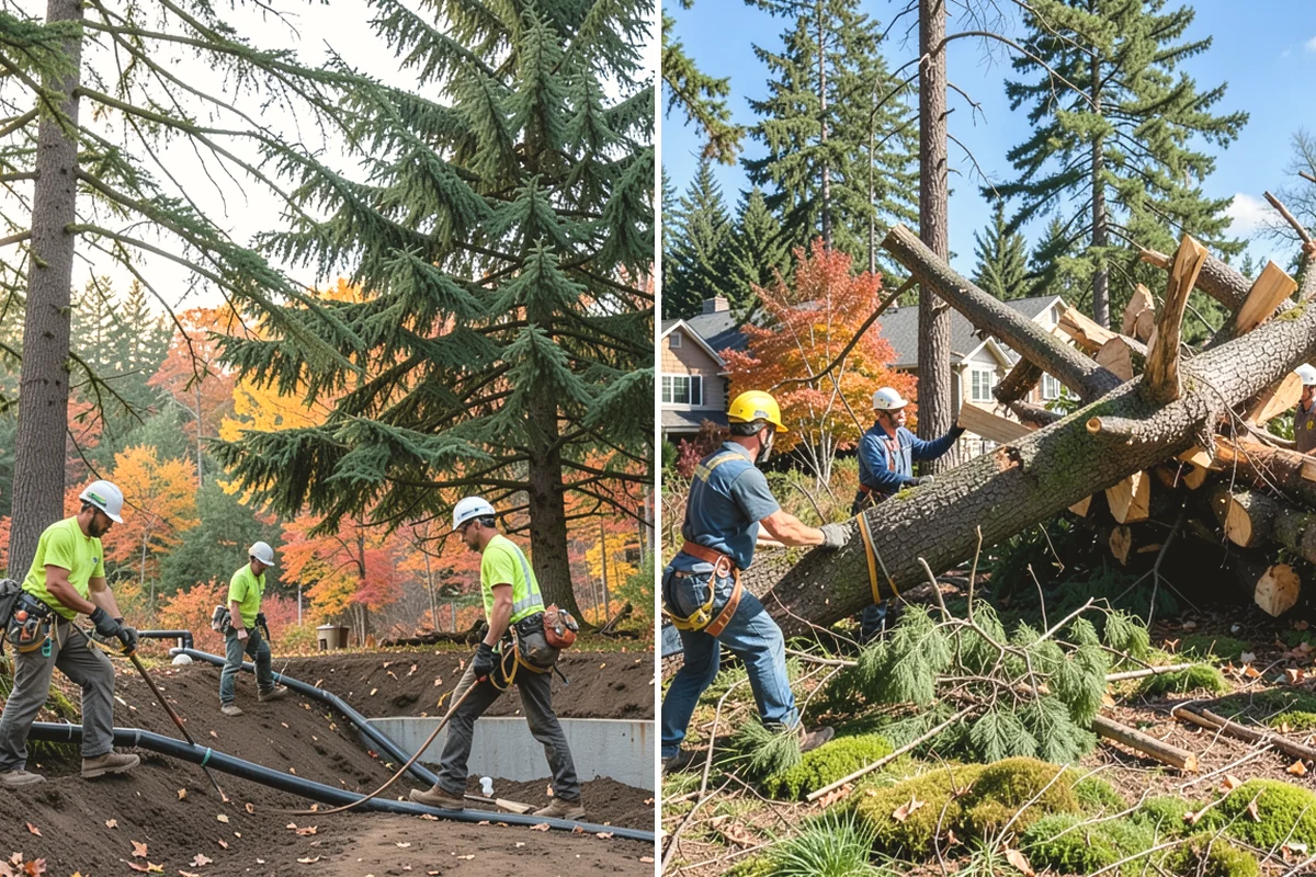 Weight reduction pruning in Black Diamond, King County, WA - Assess canopy condition and pruning objectives