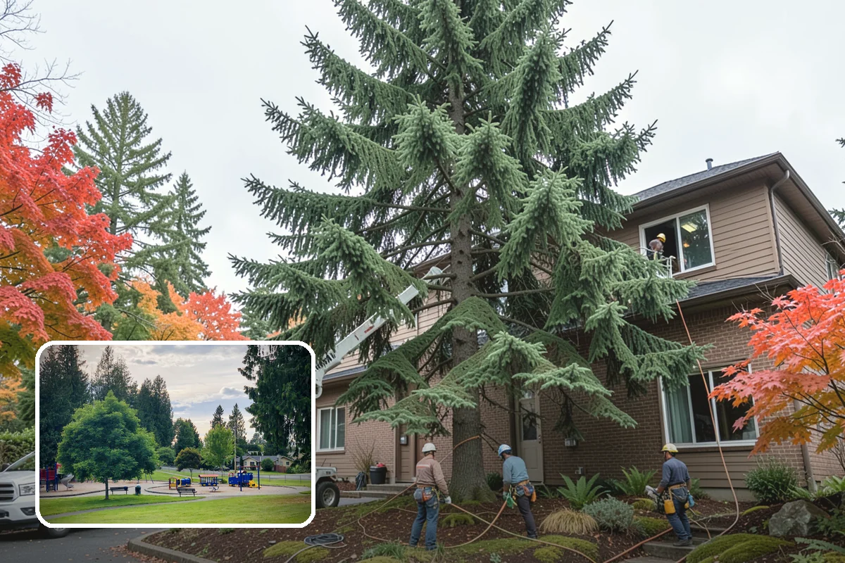 Weight reduction pruning in Bonney Lake, Pierce County, WA - Improves tree structure, health, and appearance