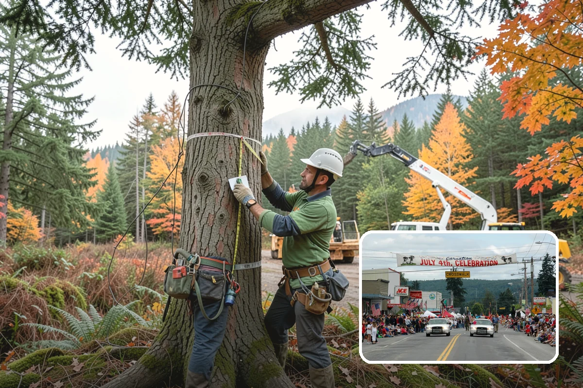 Weight reduction pruning in Carnation, King County, WA - Improves tree structure, health, and appearance
