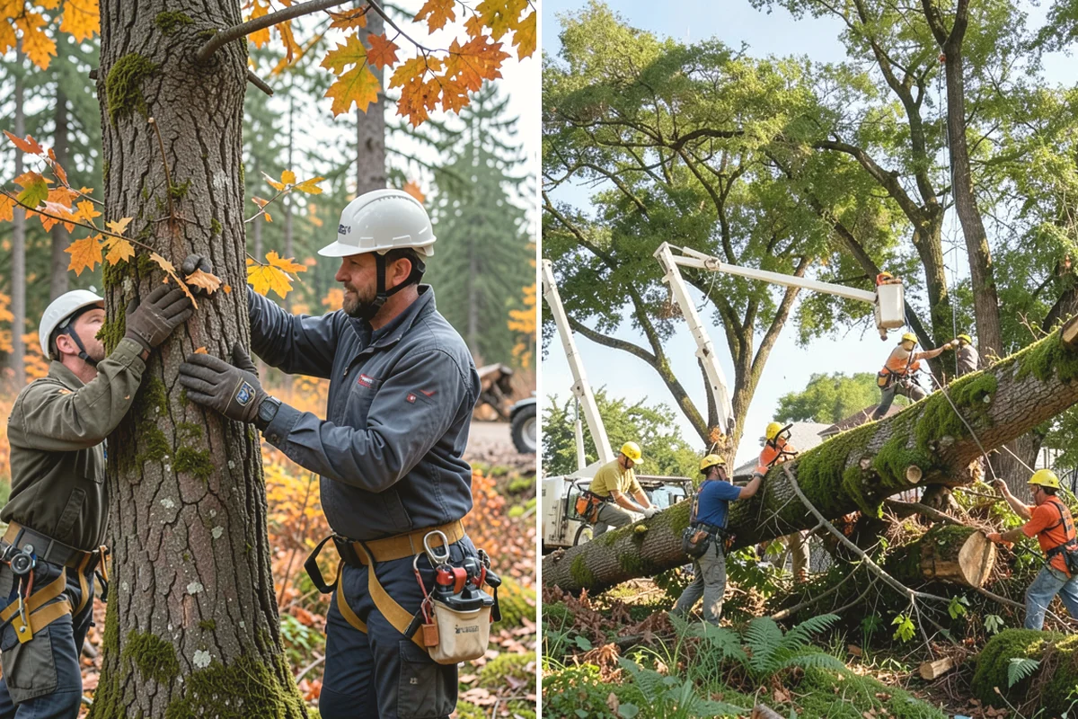 Weight reduction pruning in Carnation, King County, WA - Assess canopy condition and pruning objectives