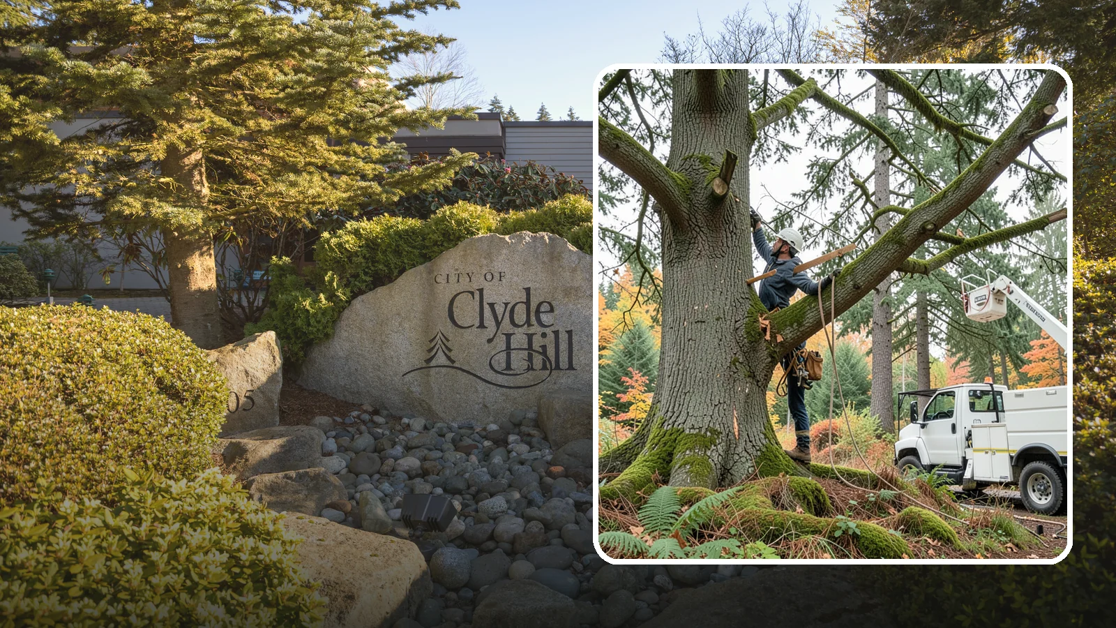 Weight reduction pruning in Clyde Hill, King County, WA - The reduction of weight on long or heavy limbs.