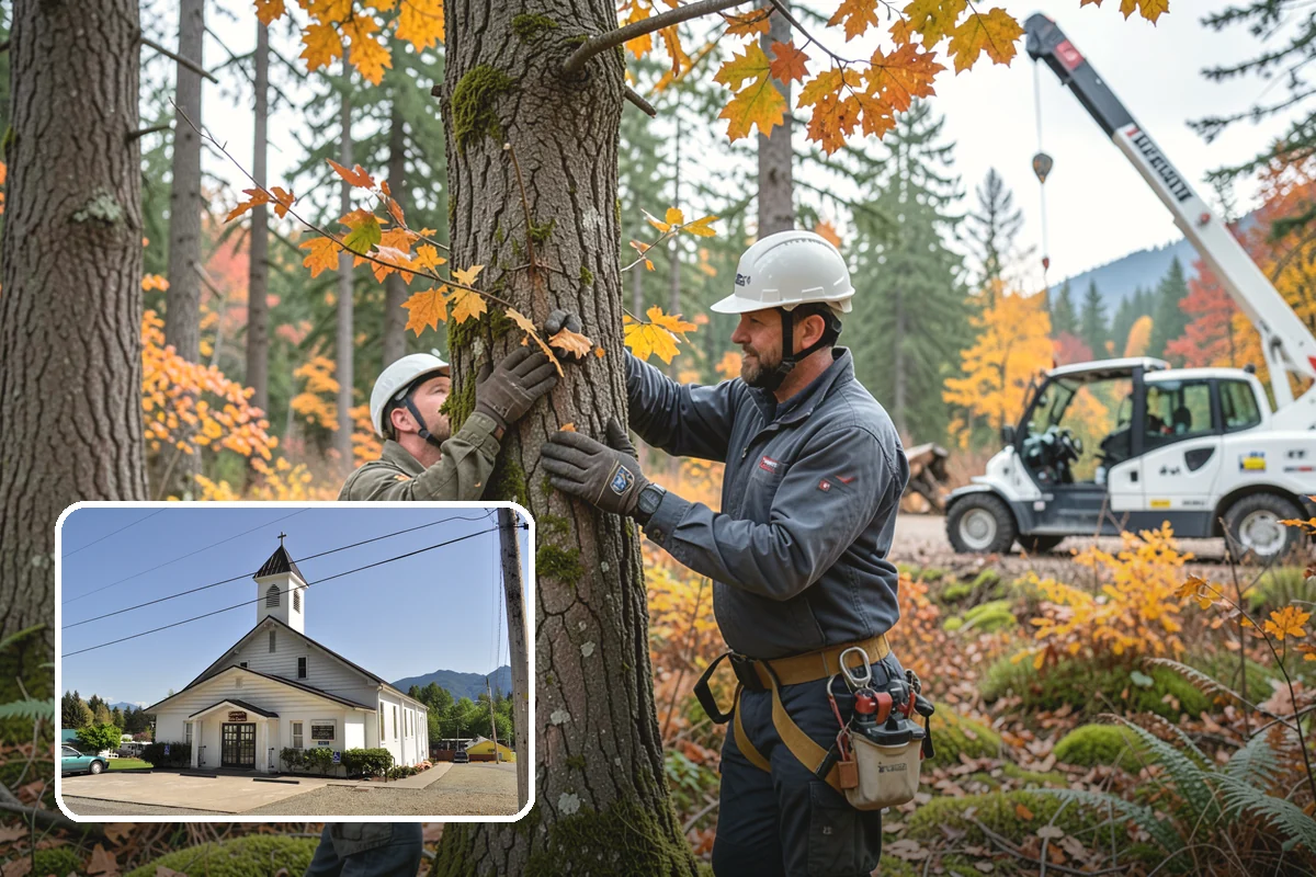 Weight reduction pruning in Concrete, Skagit County, WA - Improves tree structure, health, and appearance