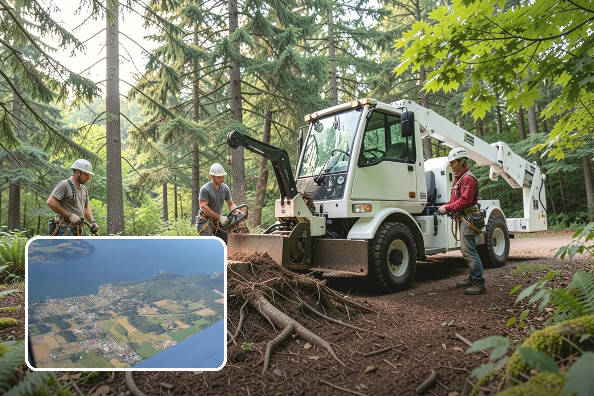 Weight reduction pruning in Coupeville, Island County, WA - Improves tree structure, health, and appearance