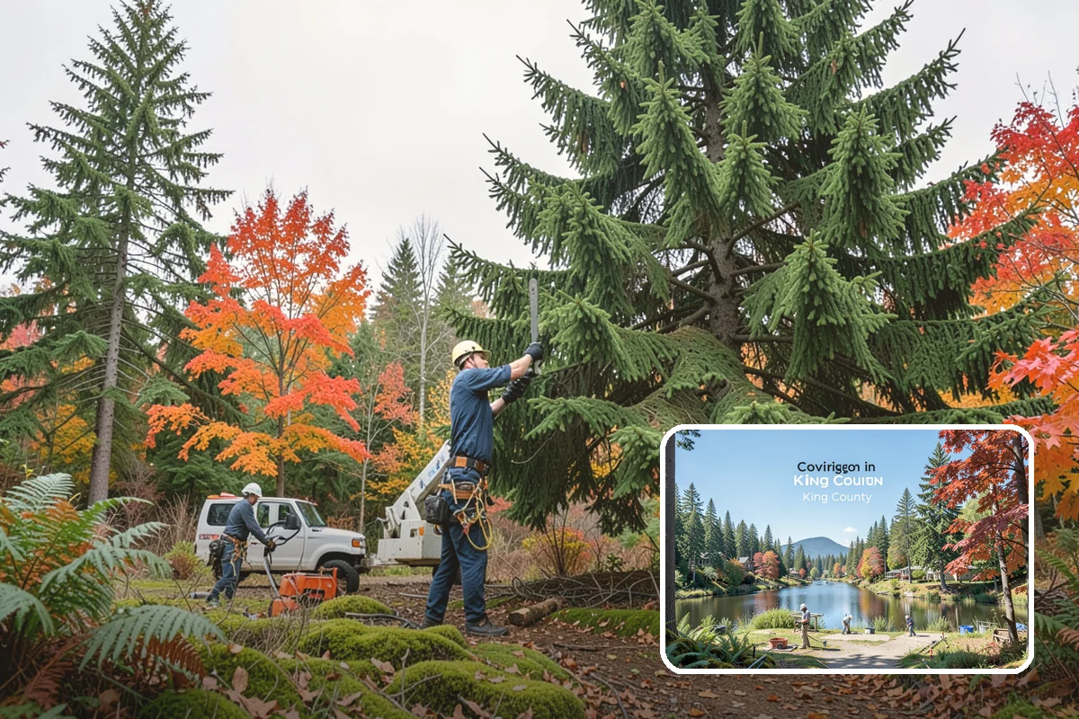 Weight reduction pruning in Covington, King County, WA - Improves tree structure, health, and appearance