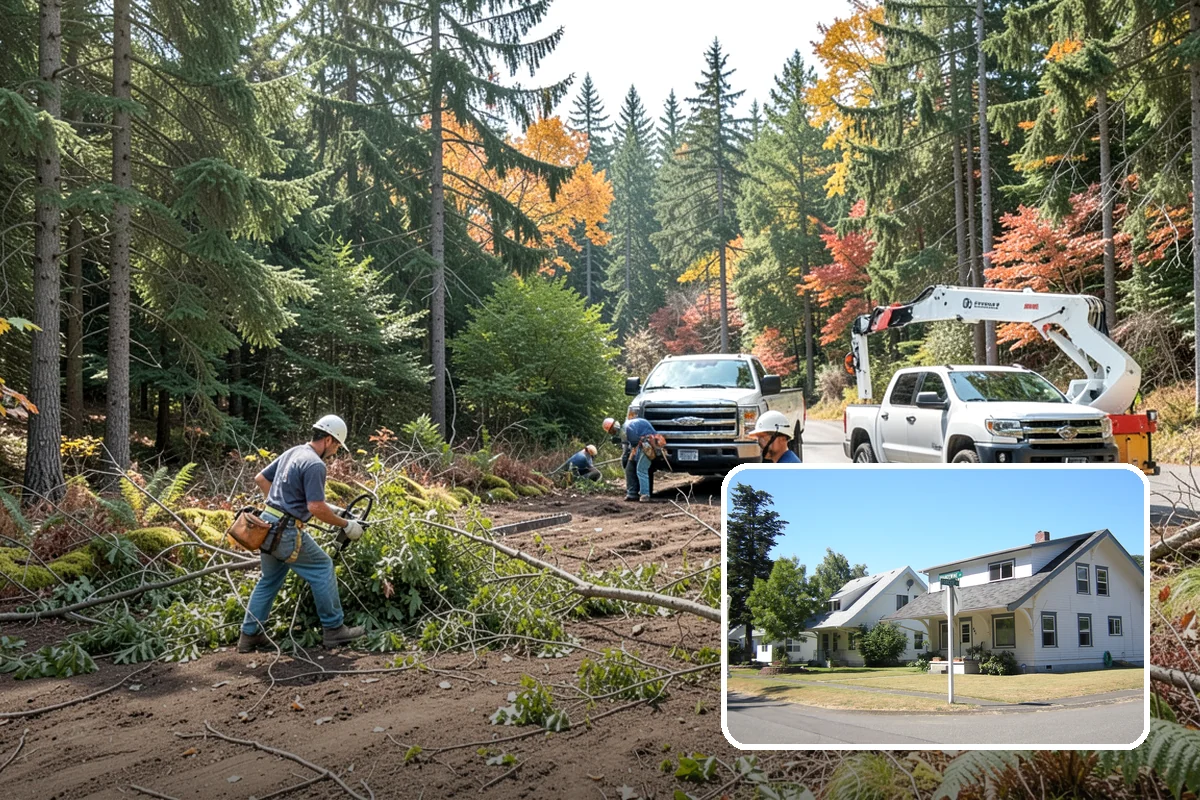 Weight reduction pruning in DuPont, Pierce County, WA - Improves tree structure, health, and appearance