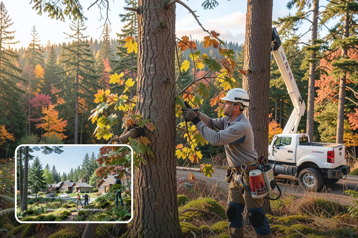Weight reduction pruning in Edgewood, Pierce County, WA - Improves tree structure, health, and appearance