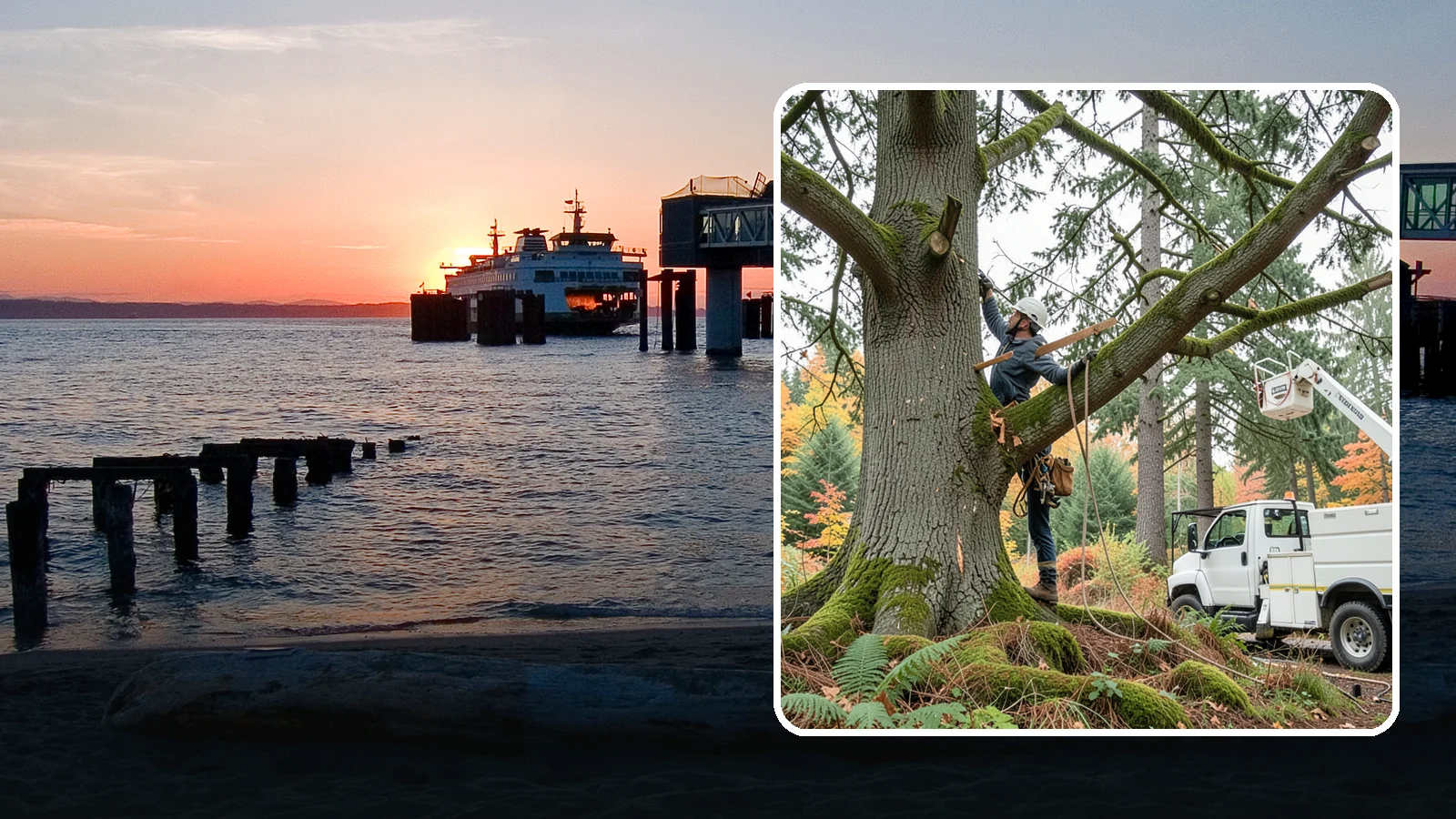 Weight reduction pruning in Edmonds, Snohomish County, WA - The reduction of weight on long or heavy limbs.