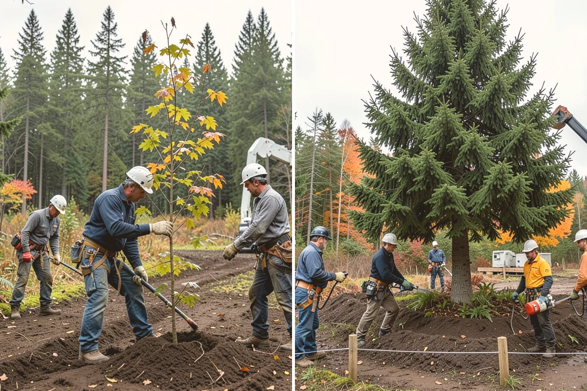 Weight reduction pruning in Edmonds, Snohomish County, WA - Assess canopy condition and pruning objectives