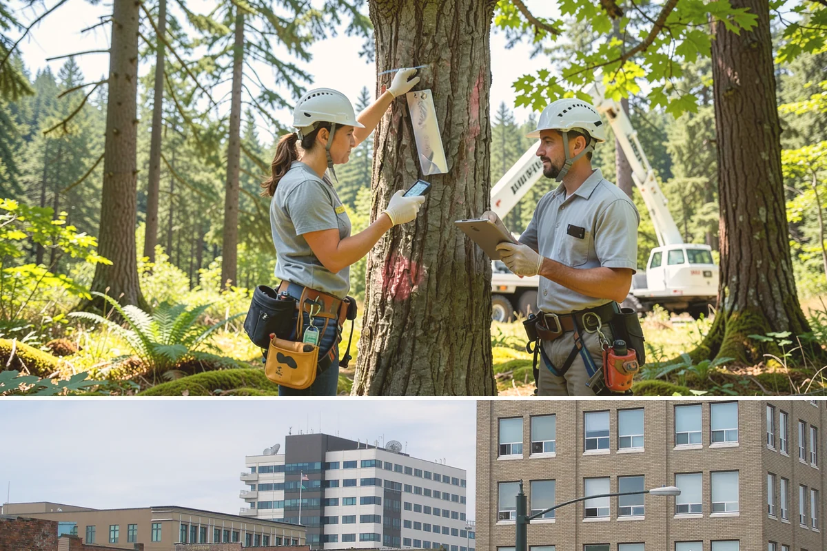 Weight reduction pruning in Everett, Snohomish County, WA - Work should be scheduled during dormant seasons to avoid interfering with flowering or fruiting cycles specific to local tree...